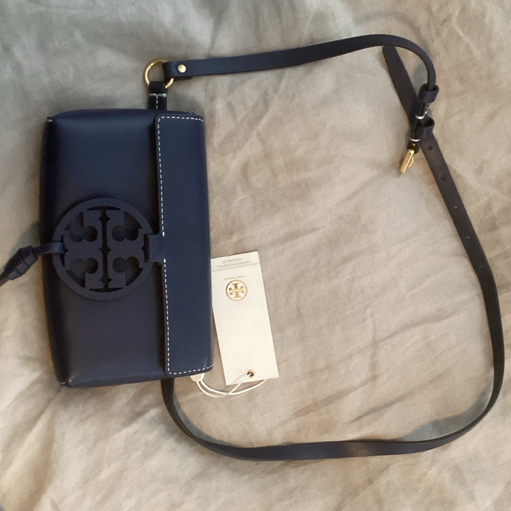 Tory Burch Midnight Blue Miller Belt Bag